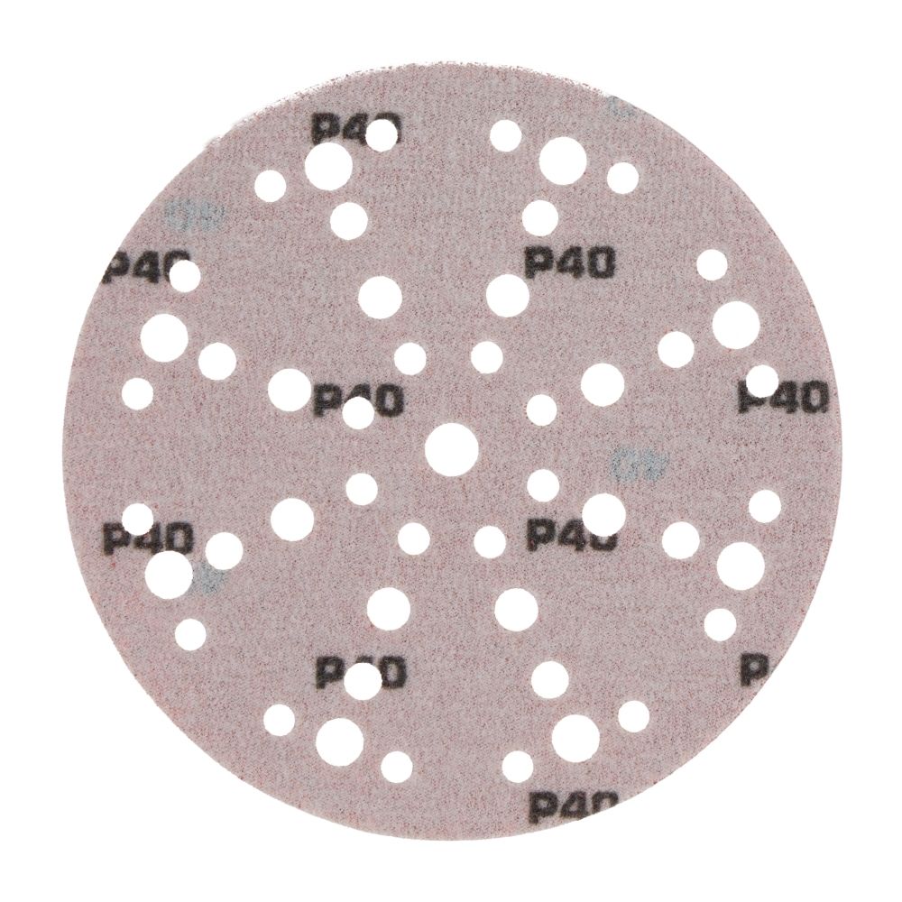 Radix Pro Schuurschijven Klittenband 150mm P40 - 49 Stofgaten (50 stuks)