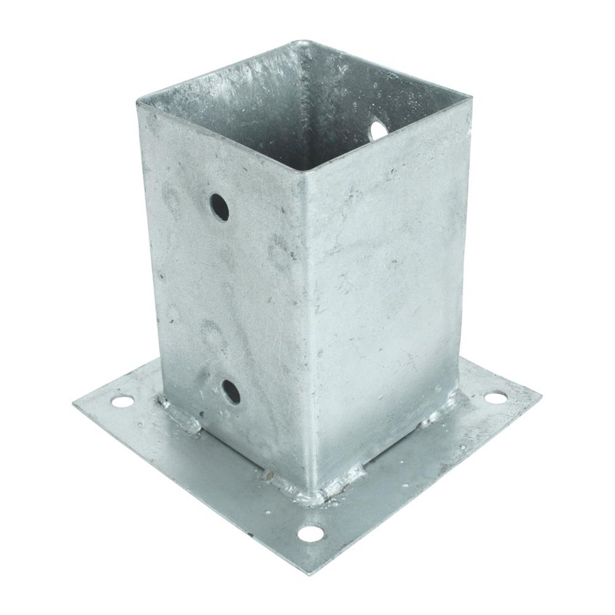 Verzinkte Vloerpaalhouder 9 x 9 cm - Voor Tuinpalen Verzinkte Vloerpaalhouder 9 x 9 cm - Voor Tuinpalen
