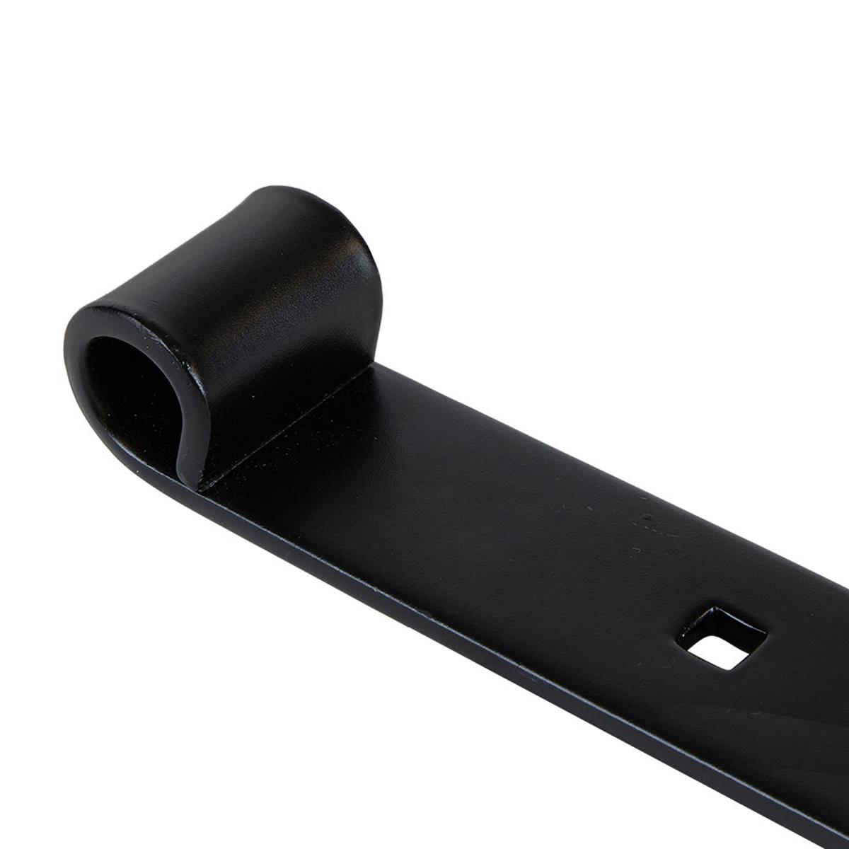 Rechte Duimheng 50cm - Voor 16mm Duim - Zwart Gepoedercoat