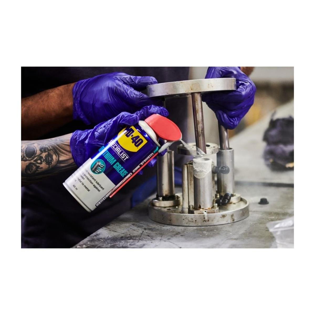 WD-40 Specialist Wit Lithium Spuitvet 250ml WD-40 Specialist Wit Lithium Spuitvet 250ml