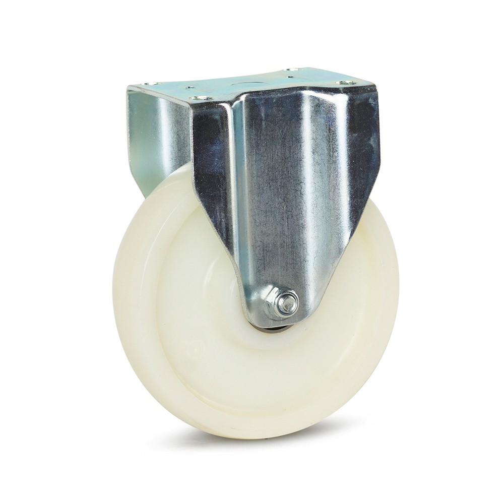 Nylon zwaarlast bokwiel - 200mm - 800kg