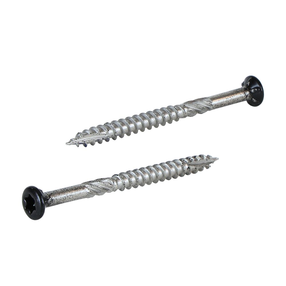 Radix Tuinhoutschroeven RVS - Zwarte Kop - Torx 4,0x50mm - Potdeksel (200 stuks)