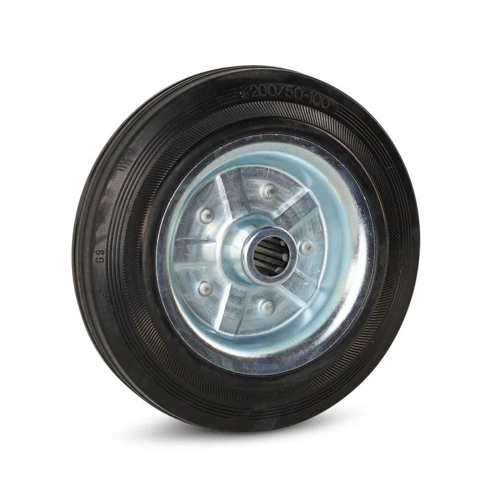 Rubber wiel - 200mm - 230kg